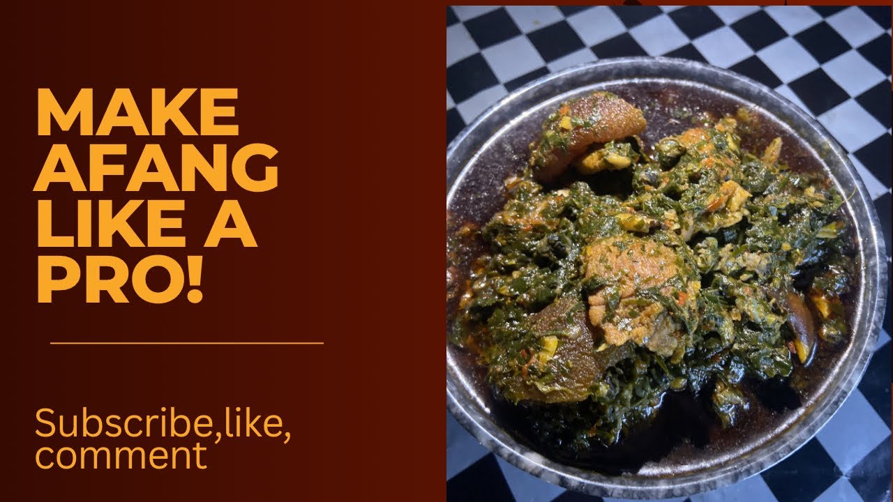 AFANG SOUP RECIPE🙂‍↔️#foodvlog #cooking #fyp #contentcreator #content