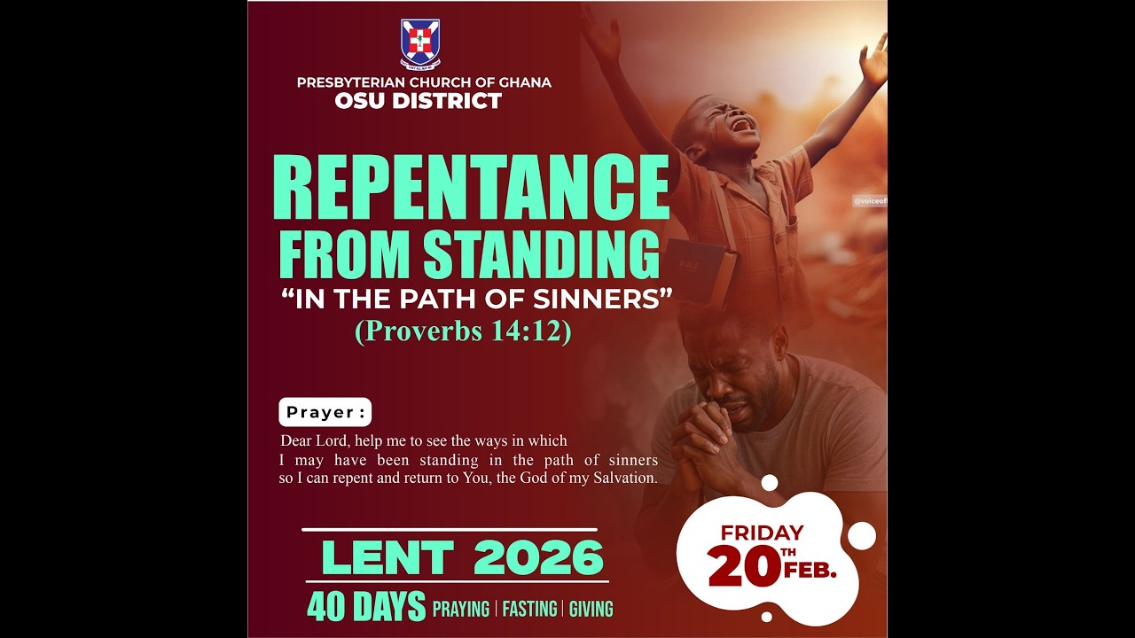LENT 2026 || DAY 2 || 20/02/2026