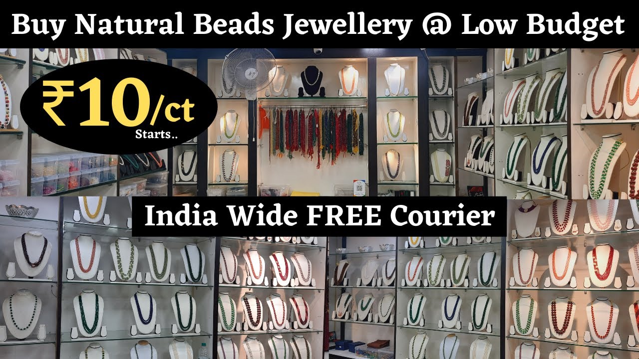 Real Ruby Beads @Jewellery Budget Friendly Prices, Fashion Emerald|Navaratna Stones Necklace Designs