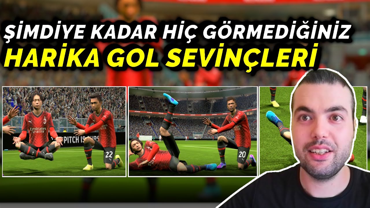 ŞİMDİYE KADAR HİÇ GÖRMEDİĞİNİZ HARİKA GOL SEVİNÇLERİ 😯 ADAM UÇUYOR, AMUDA KALKIYOR (EFOOTBALL 2024 )