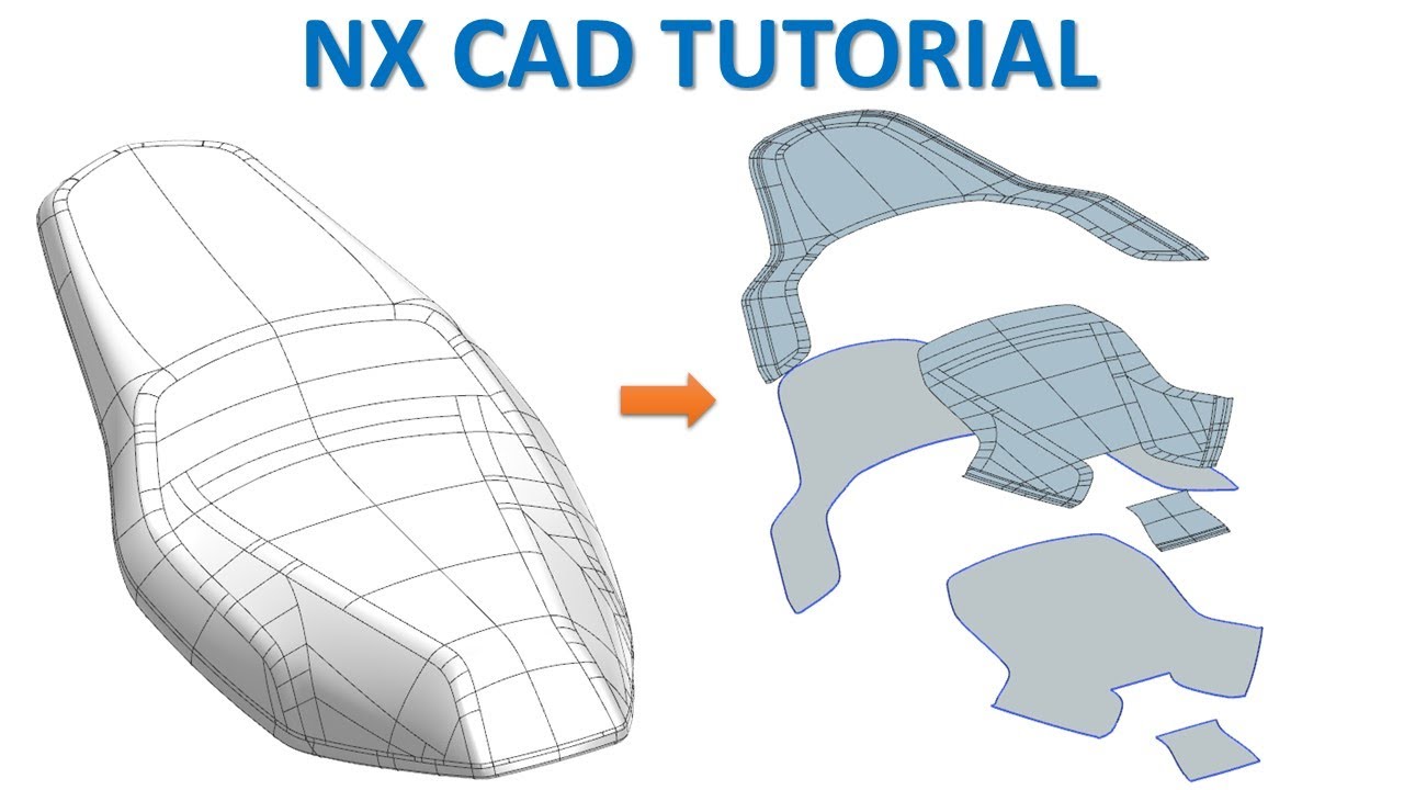 NX CAD Tutorial #107 | 3D Surface Flat with Flattening and Forming