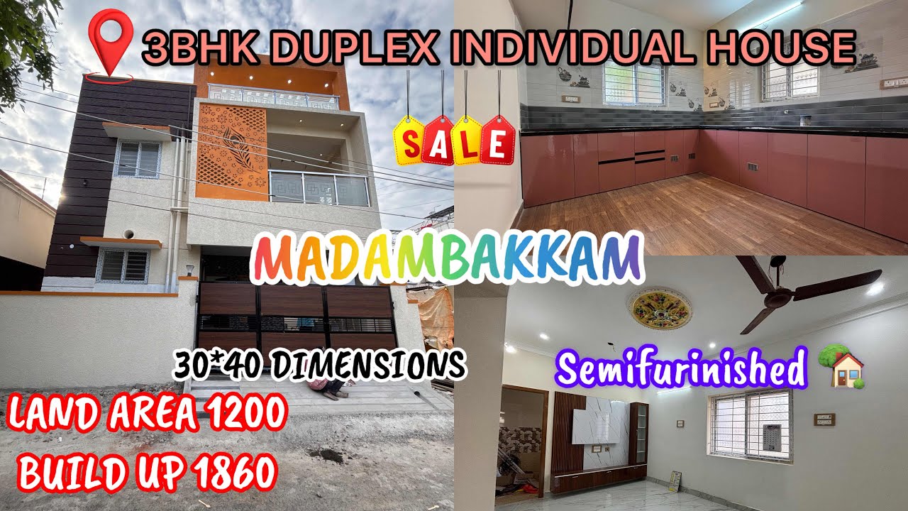 IDNO:389😍TAMBARAM EAST MADAMBAKKAM NEW 3BHK DUPLEX INDIVIDUAL HOUSESALE EASTFACING CMDAAPPROVED#3bhk