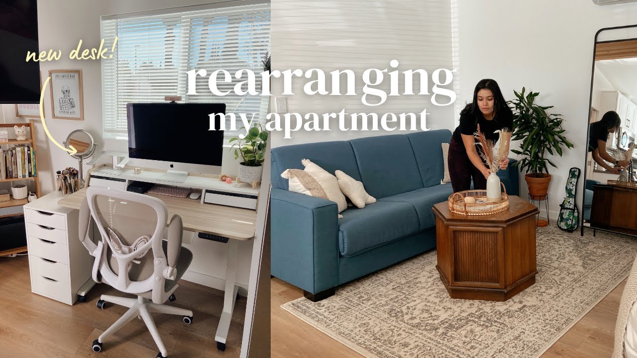 Rearranging My LA Studio Apartment (again) + Upgrading My WFH Desk Setup!