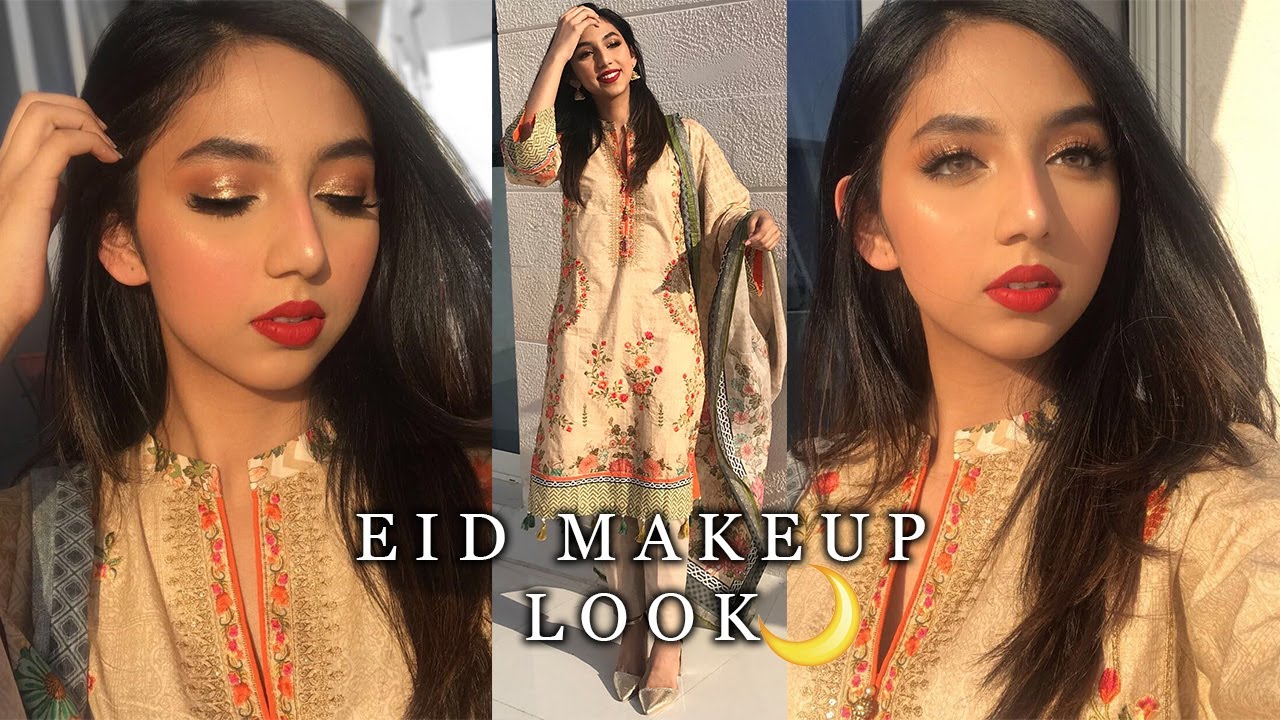 EID MAKEUP LOOK & OUTFIT 2019