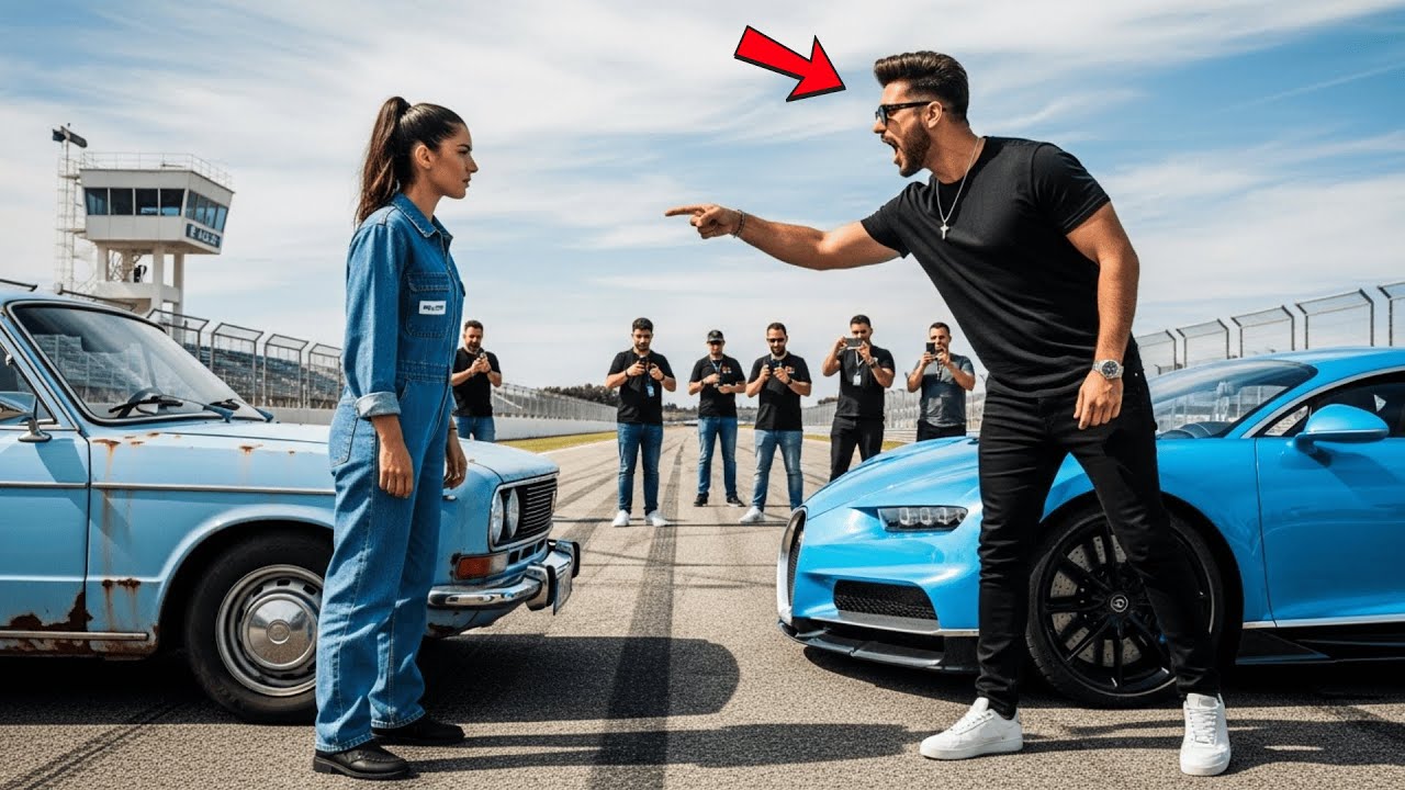“Bu hurda Bugatti’mi geçerse sana 500.000 $ veririm!” dedi milyoner… ama intikam hızlı geldi