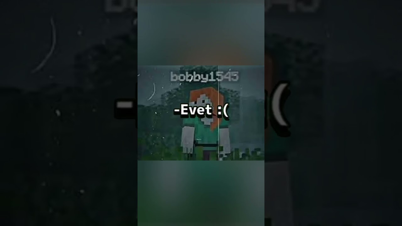 Bobby 1545 ve Chris1545 Sad edit #edit #minecraft #trending #sad #boralo #shorts