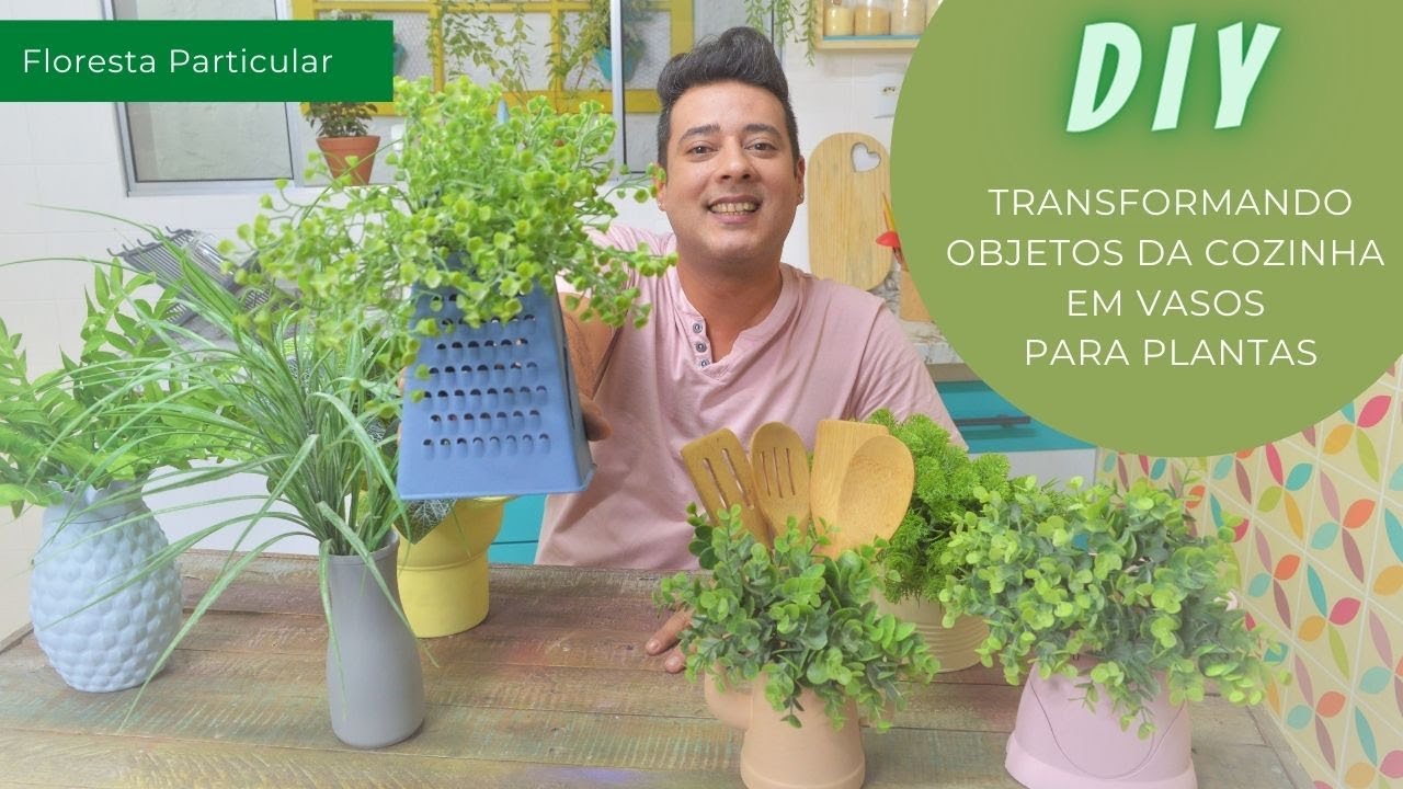 Vaso Feito Com Objetos de Cozinha | Tudo Vira Vaso