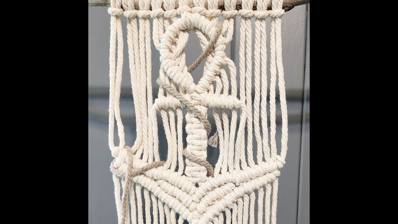 Macrame Pattern DIY Wall Hanging Tutorial - Nautical 