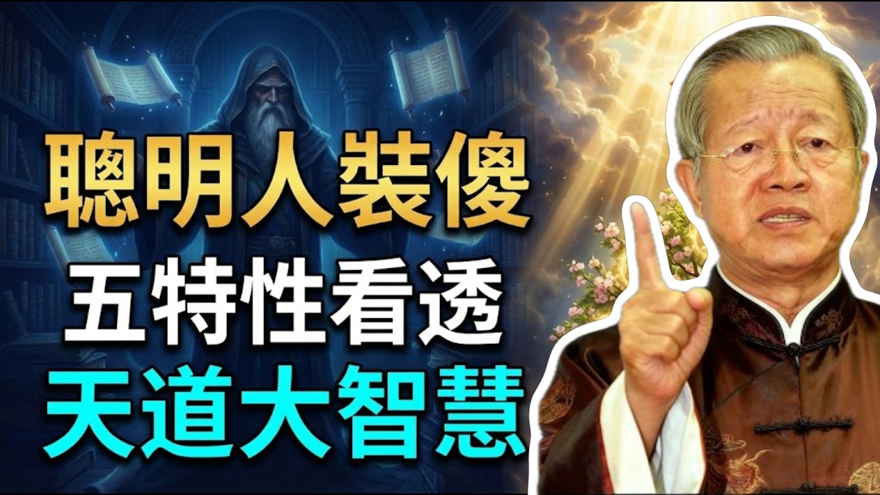 真正聰明的人為什麼總在裝傻？這五個特性看透天道。#曾仕強 #易經 #人生智慧 #命理 #國學 #正能量