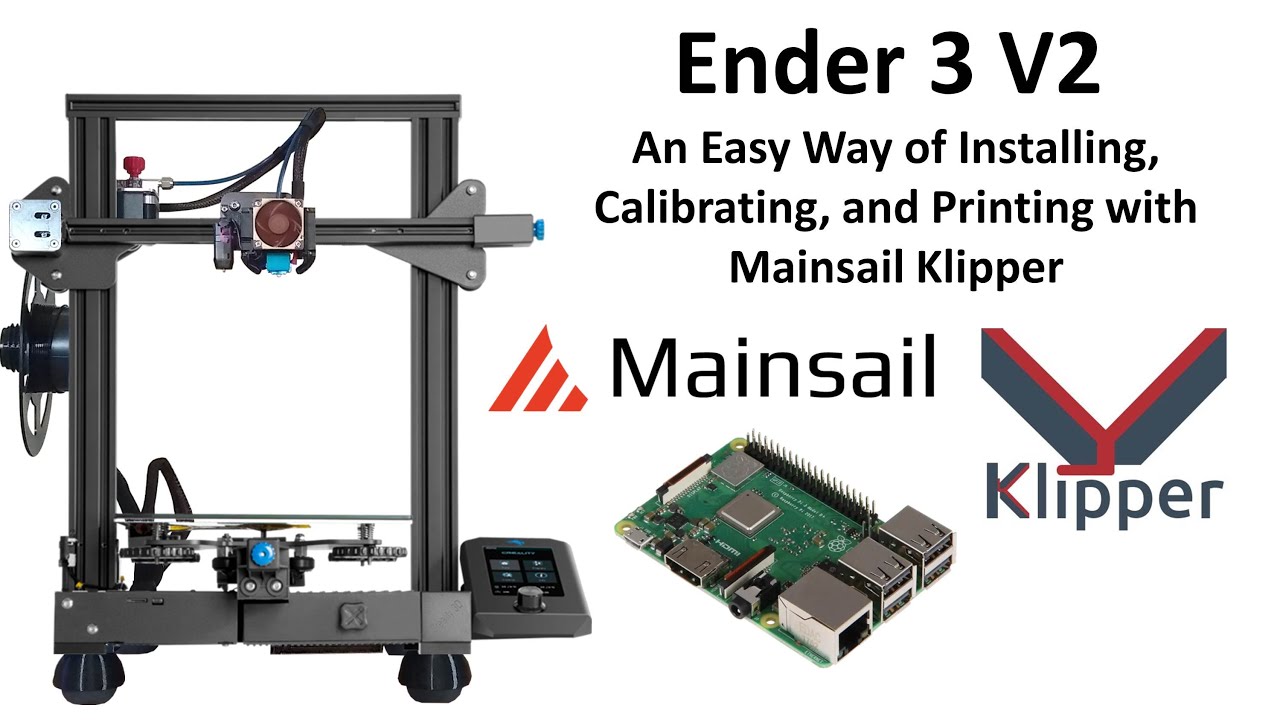 Ender 3 V2: простой способ установки, калибровки и печати с помощью Mainsail Klipper