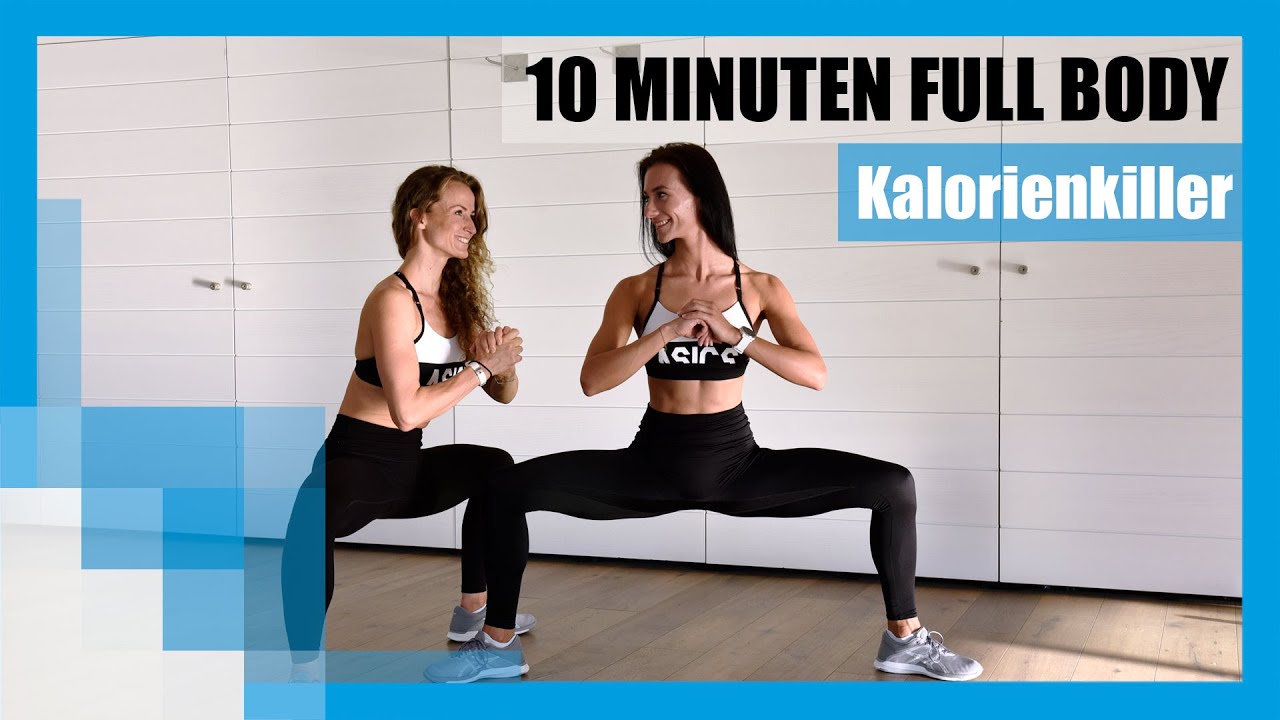 Kalorienkiller: 10 Minuten Full Body Workout für zu Hause 🔥