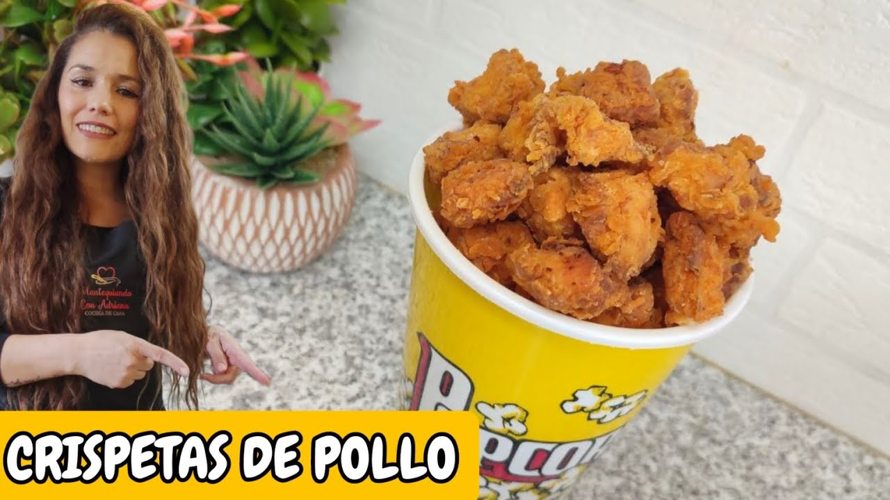 Cómo preparar CRISPETAS DE POLLO🍗 SON fáciles y DELICIOSAS 😋