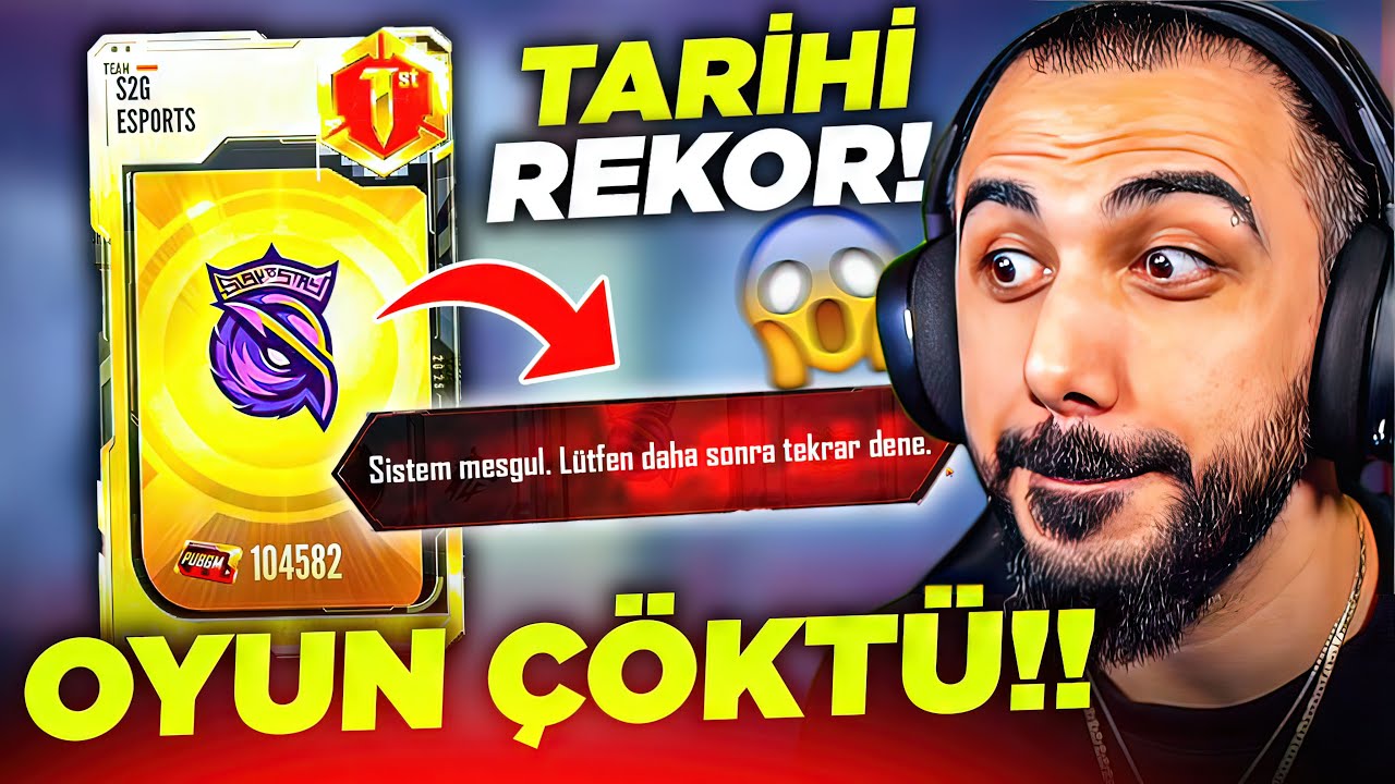 1 SAATTE TARİHİ REKOR KIRDIK!! 😱 (OYUNU ÇÖKERTTİK!) | PUBG MOBILE