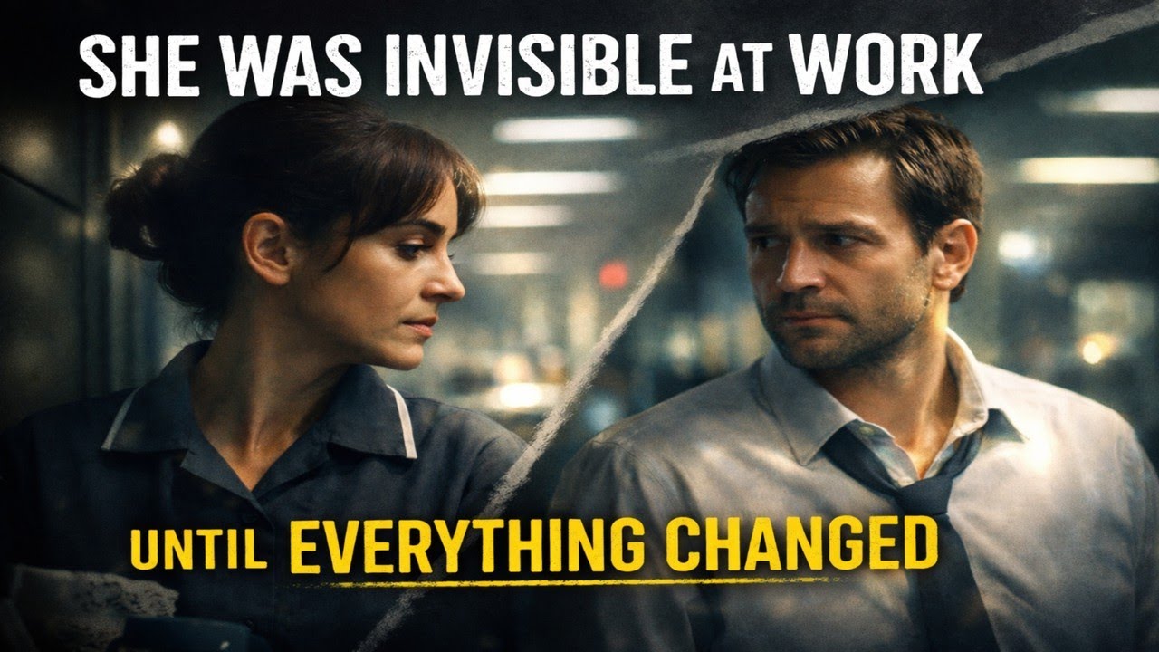 SHE WAS INVISIBLE AT WORK... UNTIL EVERYTHING CHAGED