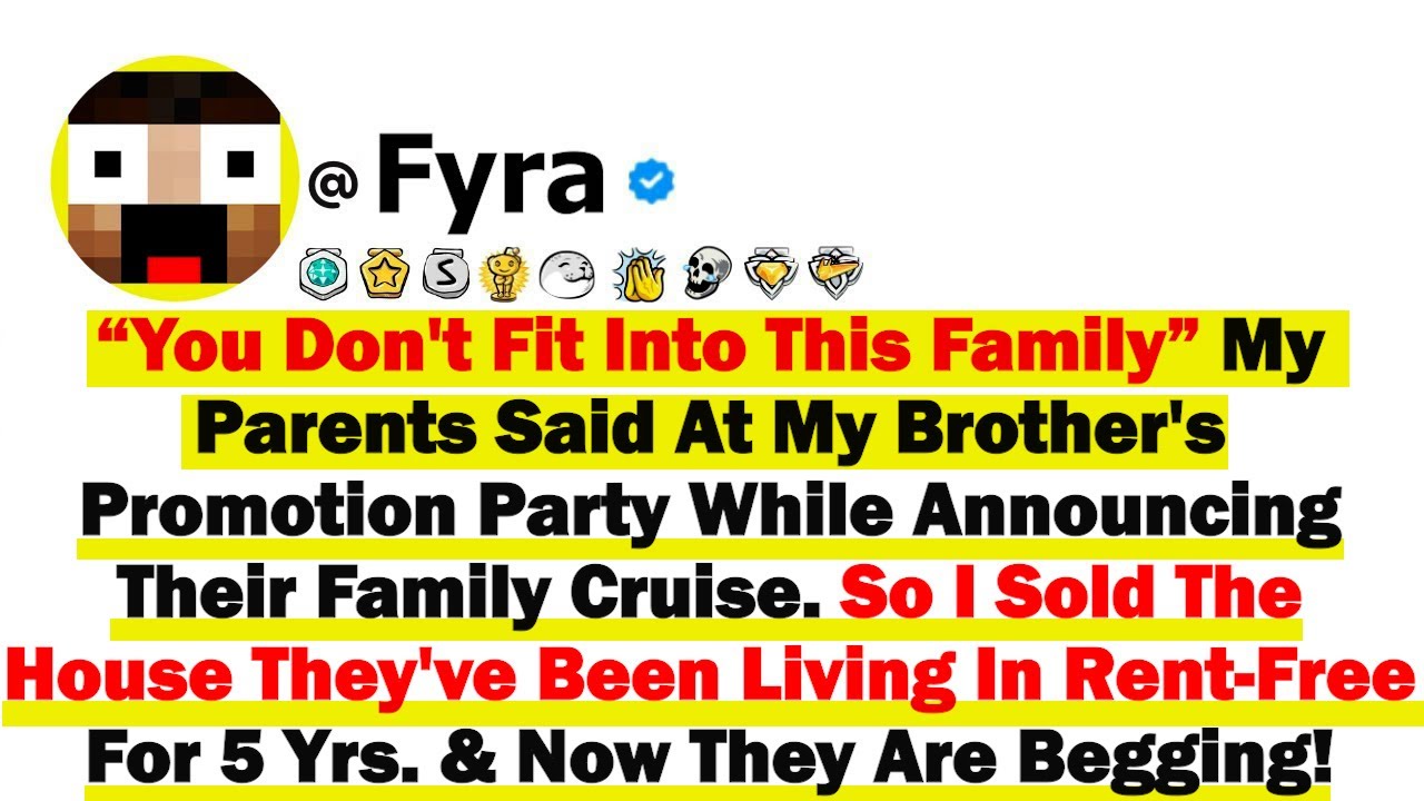 ‘You Don't Fit Into This Family' My Parents Said At My Bro's Promotion Party While Announcing Their