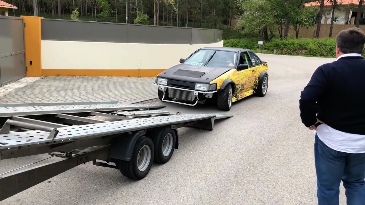 Toyota AE85 move From Ukraine to Portugal