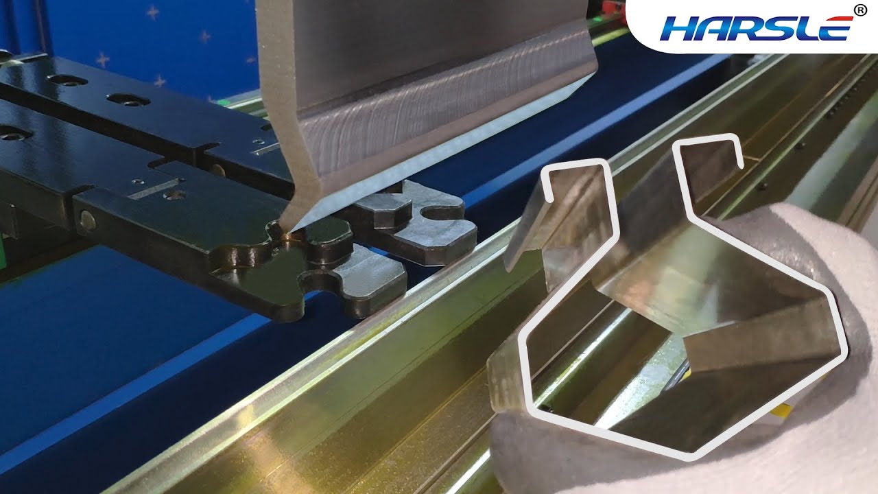 HARSLE SMART 4 Axis CNC Press Brake with DA 58T, 100t x 3200mm sheet bending