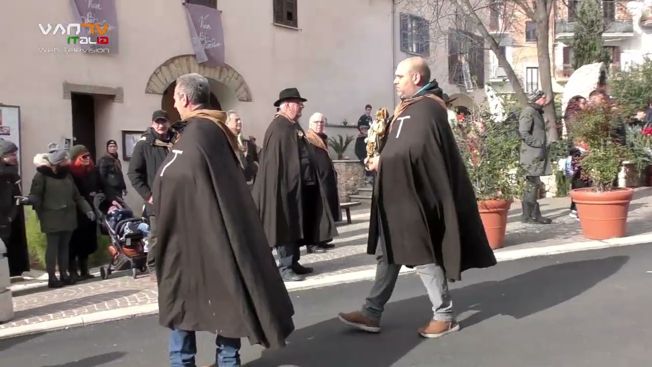 Marcellina-Processione in onore a Sant'Antonio 22/01/23