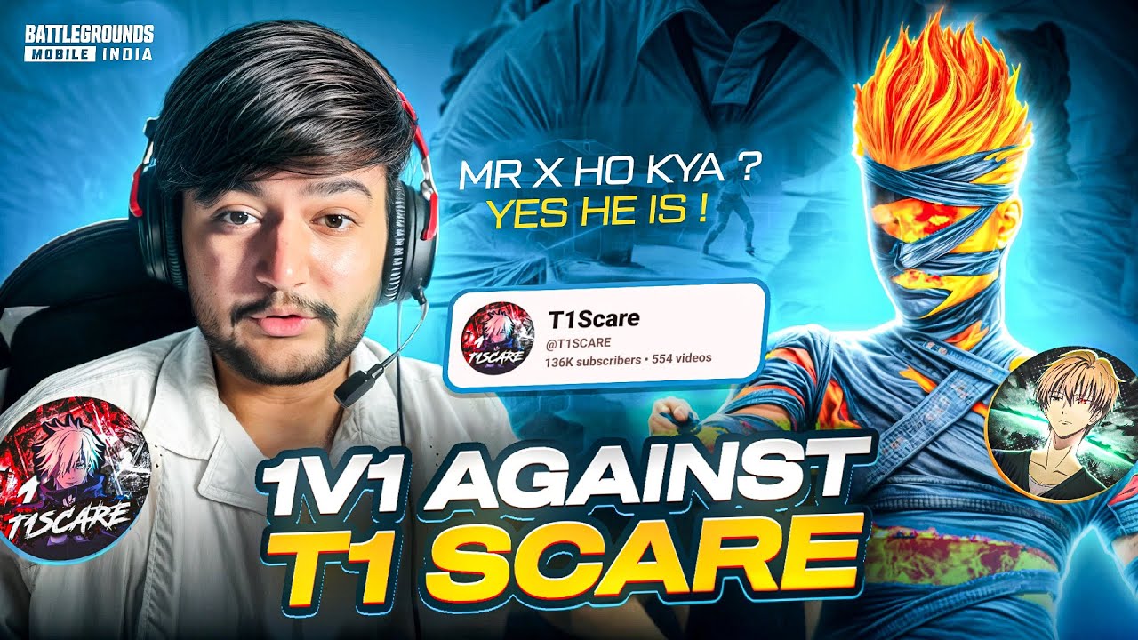 𝐂𝐇𝐀𝐋𝐋𝐀𝐍𝐆𝐄 𝐌𝐀𝐓𝐂𝐇 𝐀𝐆𝐀𝐈𝐍𝐒𝐓 𝐓𝐇𝐄 @T1Scare  #mrx #tdm  #1v1  #battlegroundsmobileindia #1
