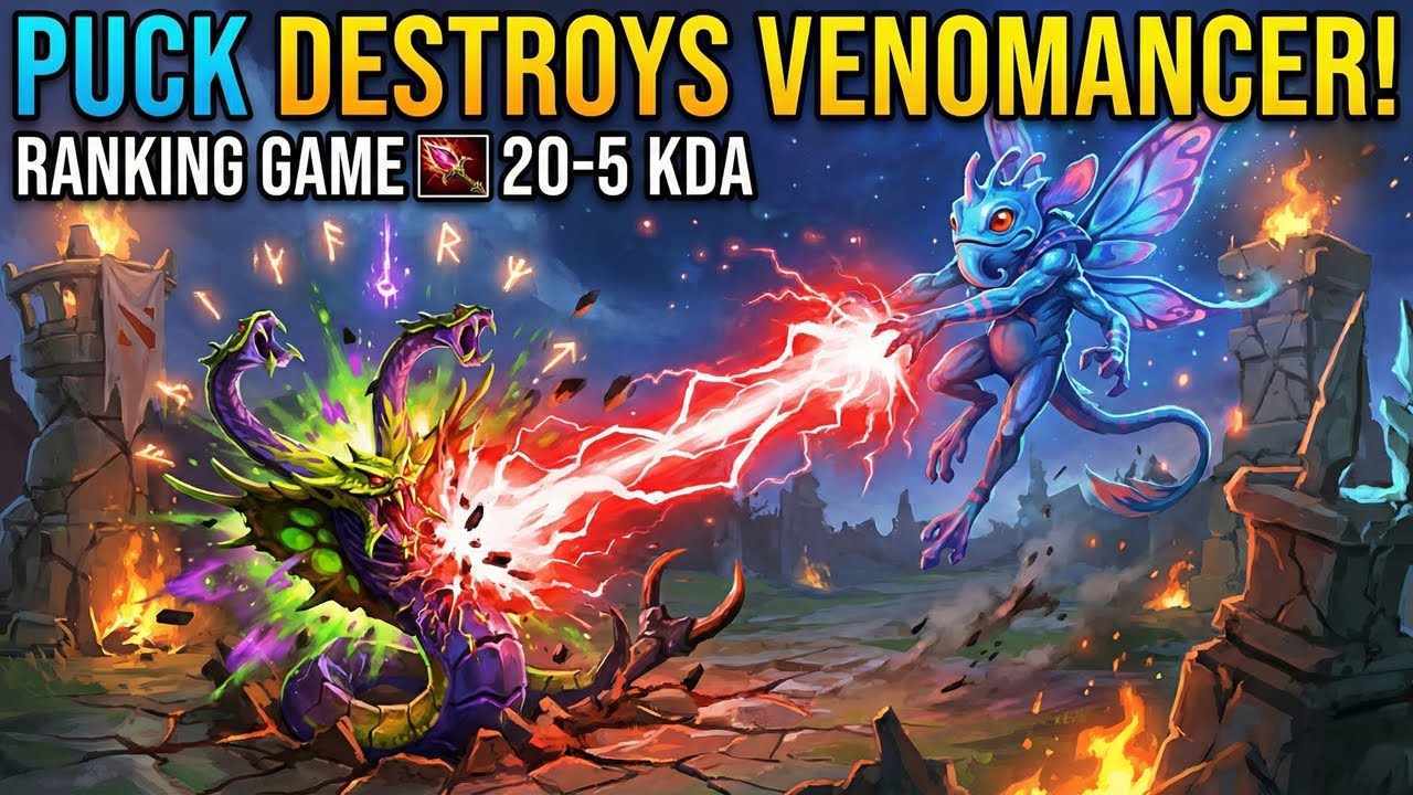 VALVE NERFED HIM? 1v9 Smurf Gameplay Dota2😈 #dota2 #puck #midliner   #gaming #dota2live