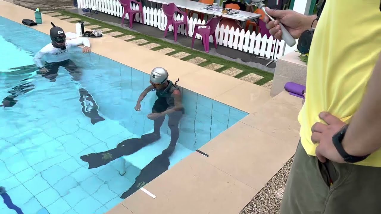 Malaysia Freediving record in Dynamic Bifins 171m