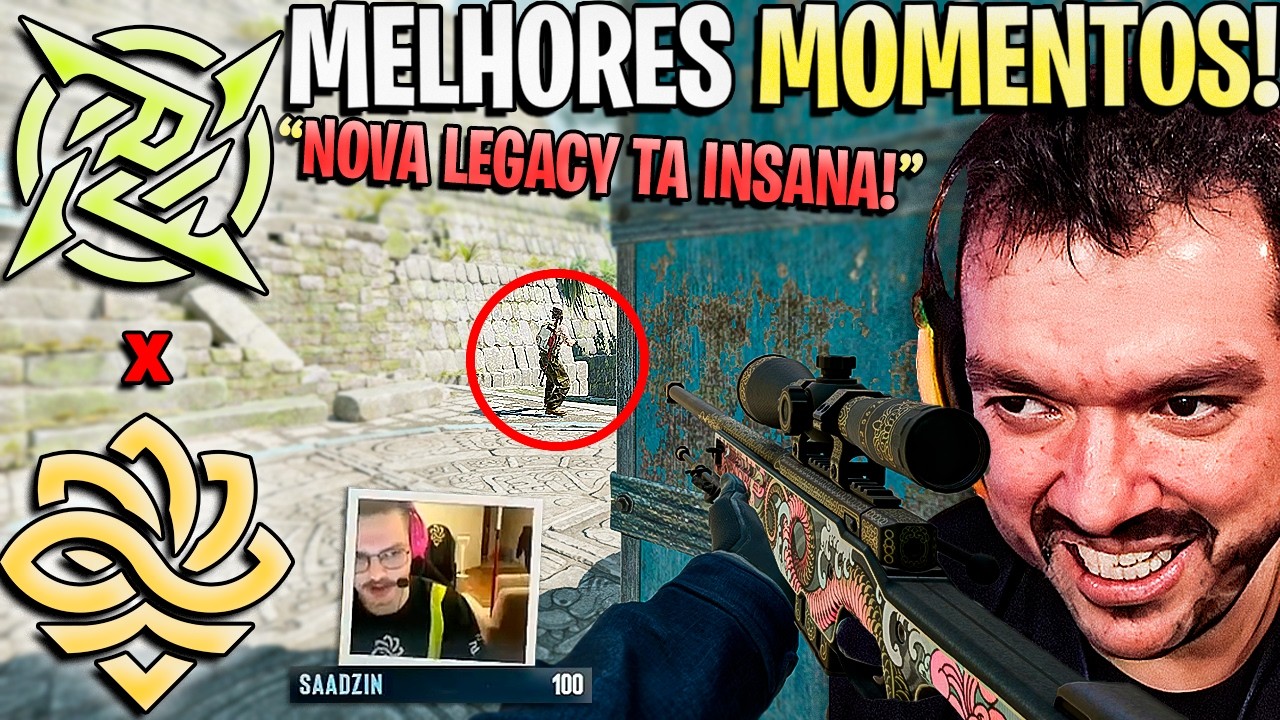NOVA LEGACY CHEGOU QUENTE!🔥 LEGACY x NIP - (MELHORES MOMENTOS) ESL PRO LEAGUE - (GAULES)