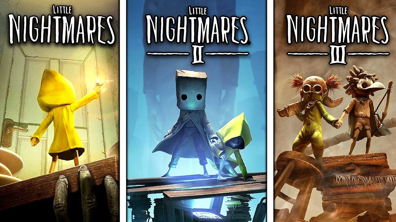 Little Nightmares 1-3 - Full GAME Walkthrough + DLC & ALL Endings (Showcase)