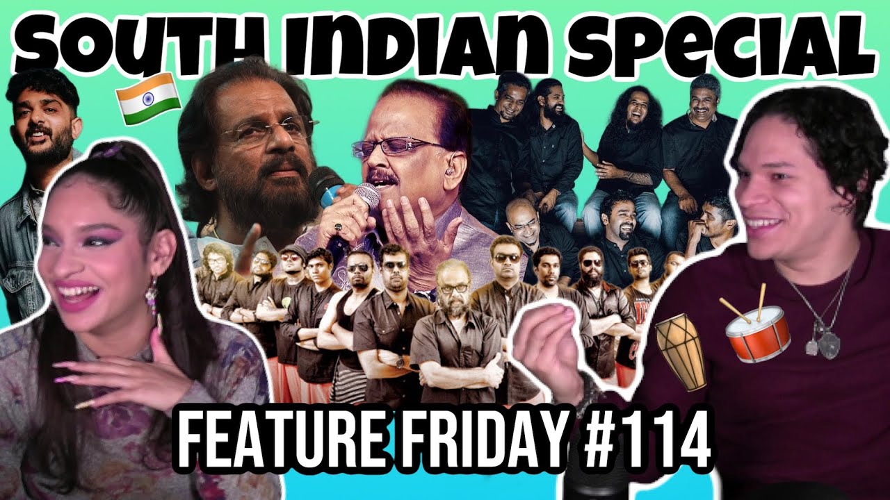 South Indian Music for the first time 🇮🇳 |Sid Sriram,Thaikkudam Bridge,Agam,Hariharan,K.J.Yesudas