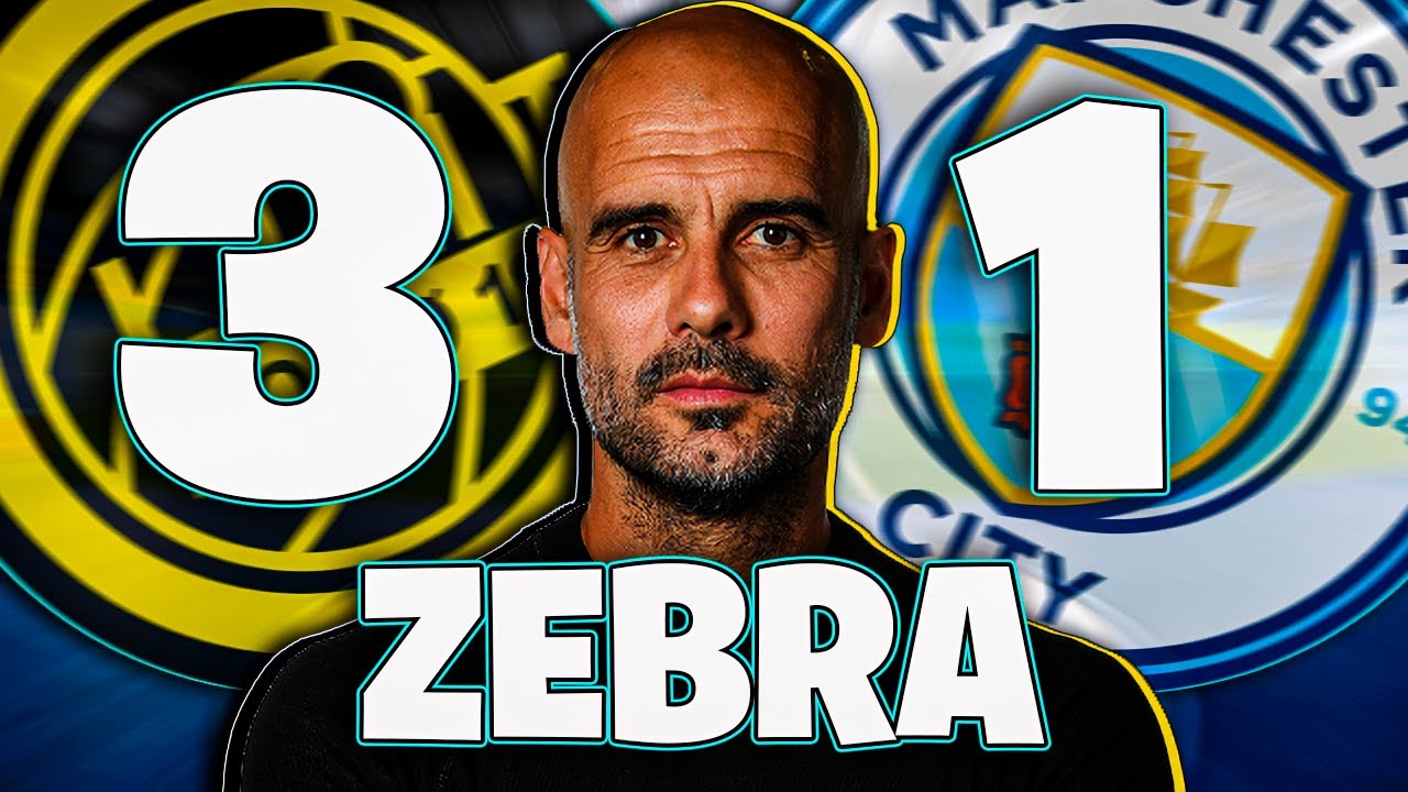 DEU ZEBRA BODO/GLIMT BATE O MANCHESTER CITY NA CHAMPIONS LEAGUE - BODO GLIMT 3X1 MANCHESTER CITY
