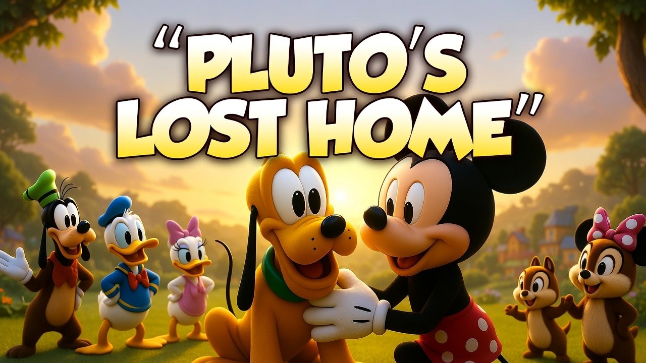 💖 A Touching Story of Pluto and Mickey | Kids Cartoon Story 🌈