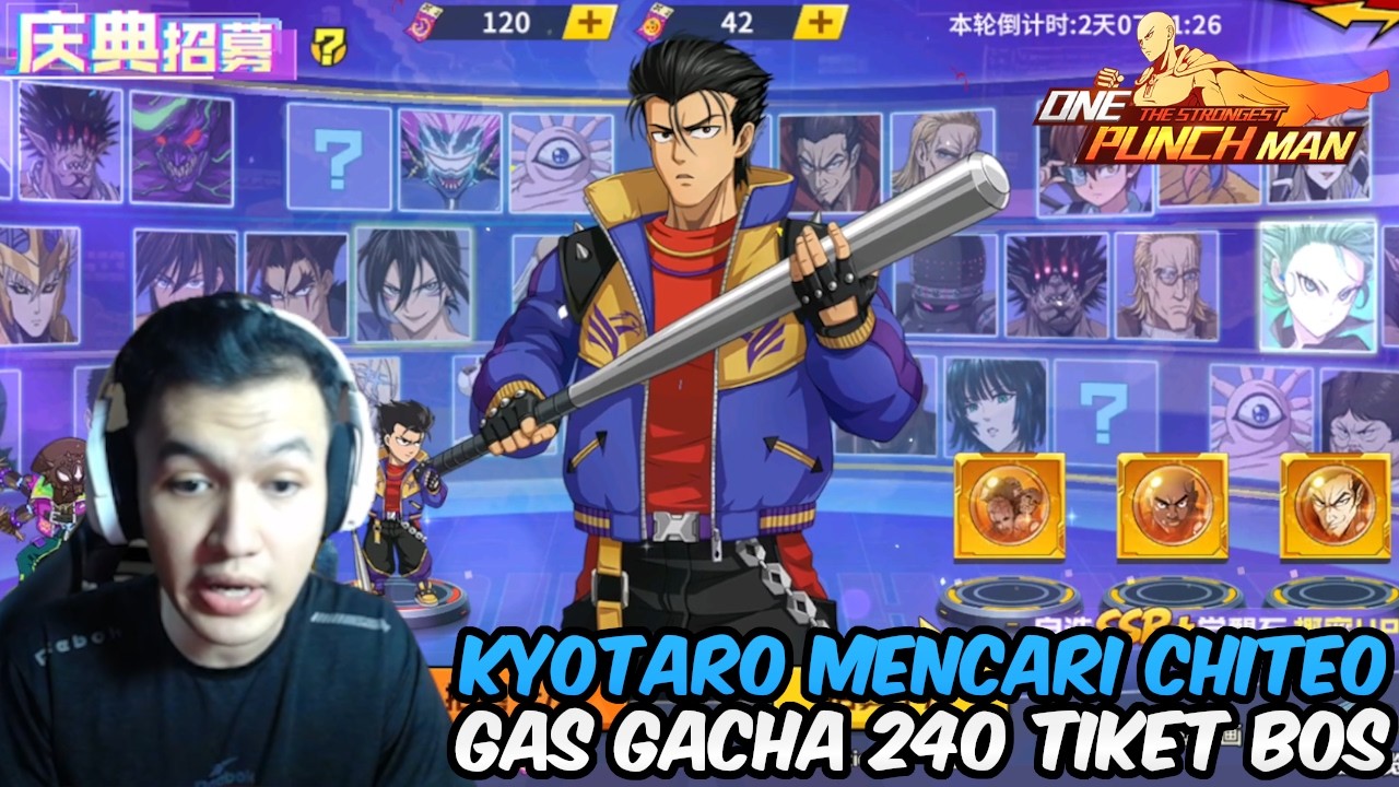 GASKAN GACHA BANNER UR DI ID UTAMA KYOTARO !!! AKANKAH HOKI ITU NYATA ? -x7game- OPM The Strongest