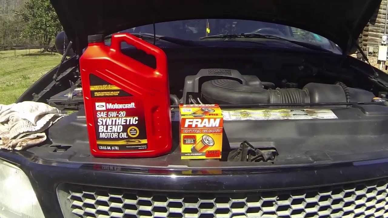 How to change engine oil  97-03 F150  5.4L Triton V8