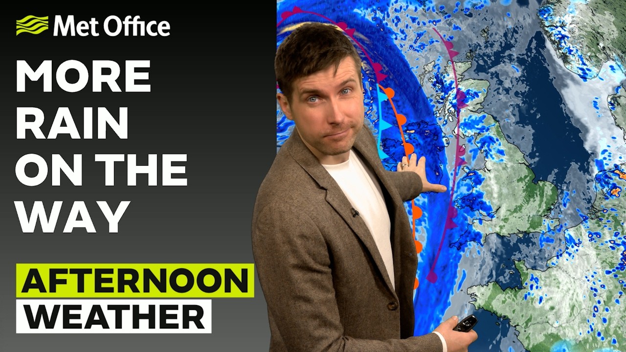 10/03/2026 - Persistent rain pushing east - Afternoon Weather Forecast UK – Met Office Weather