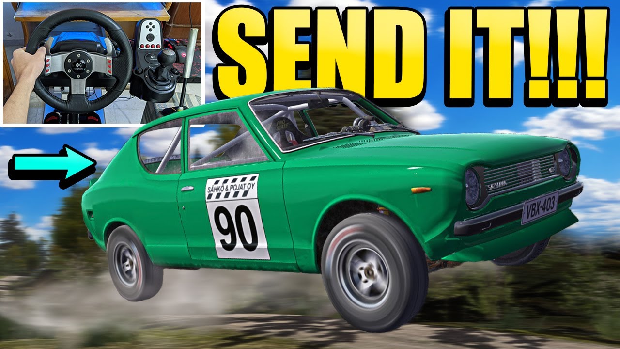 First Rally Stage FULL SEND! - My Summer Car W/ Logitech G27 + Wheel Cam #44