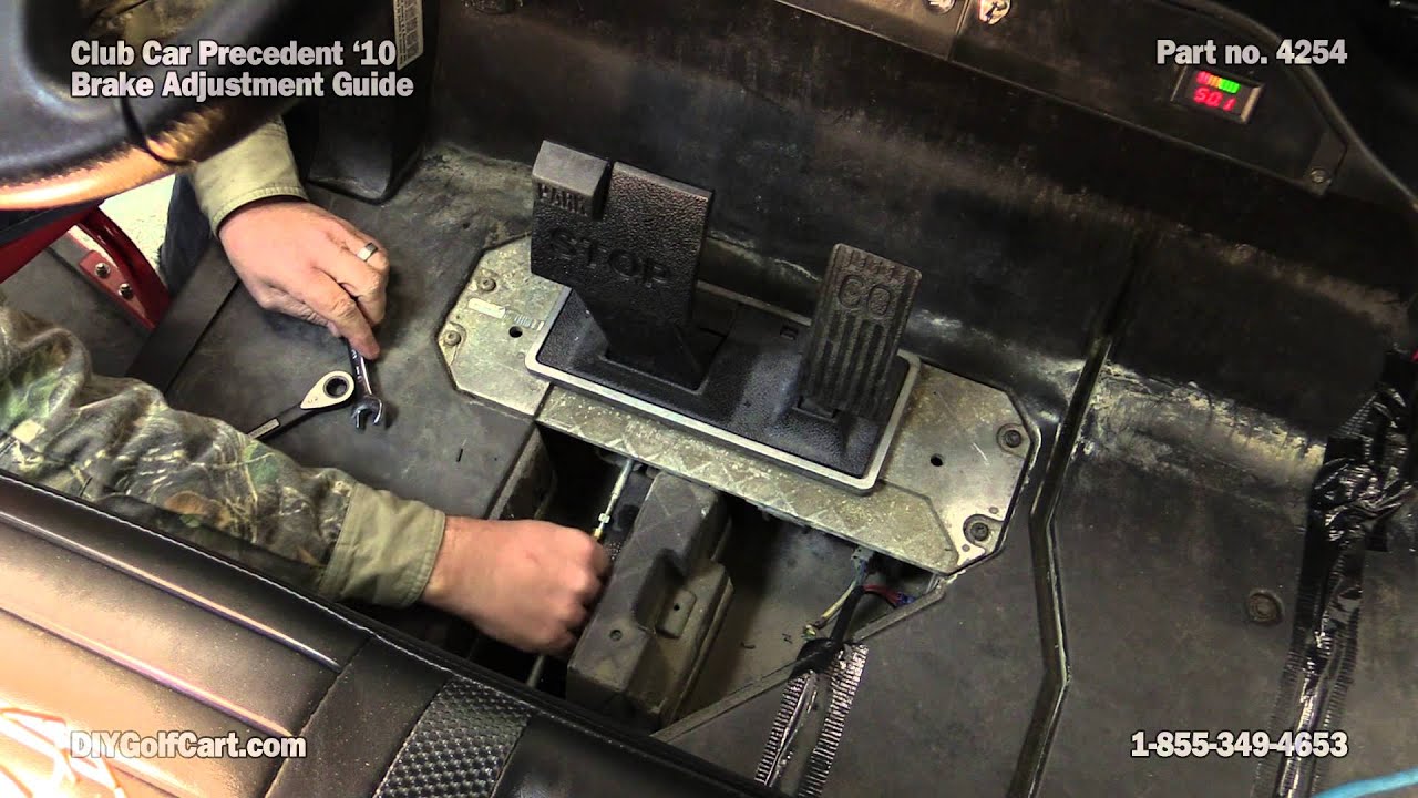 How to Adjust Brakes on a Club Car Precedent Golf Cart