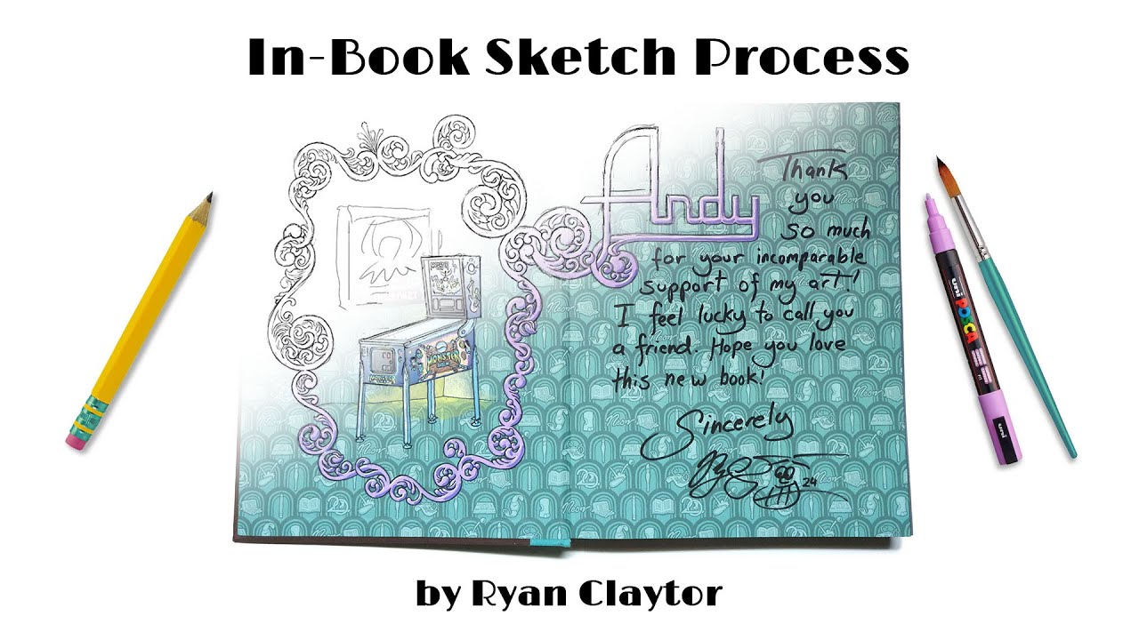 In-Book Painting Process