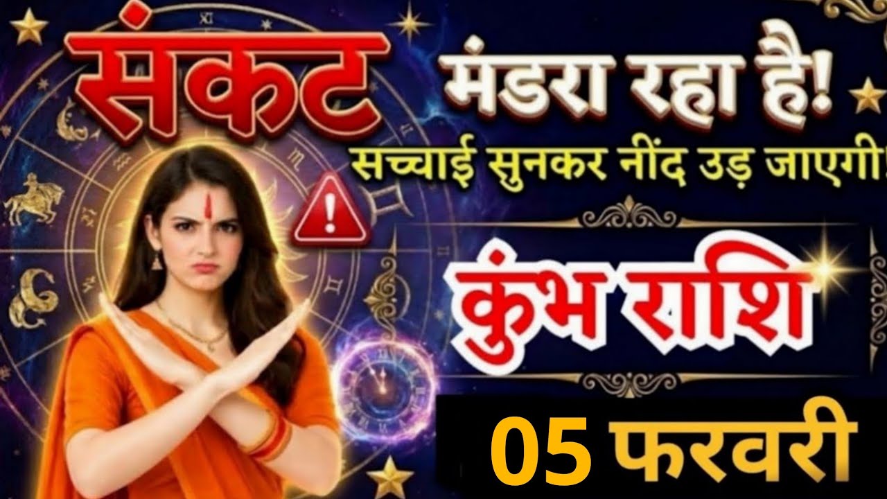 5 फरवरी, कुंभ राशि वालों सच्चाई सुनकर नींद उड़ जाएगी, Kumbh Rashi, आज का राशिफल