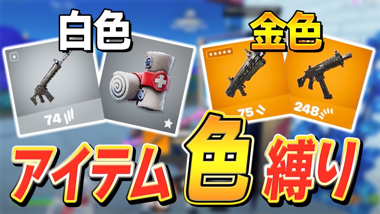 レアになるほどアイテムが無い！？はむっぴが『色』で使えるものを縛った結果ｗｗ【フォートナイト/Fortnite】