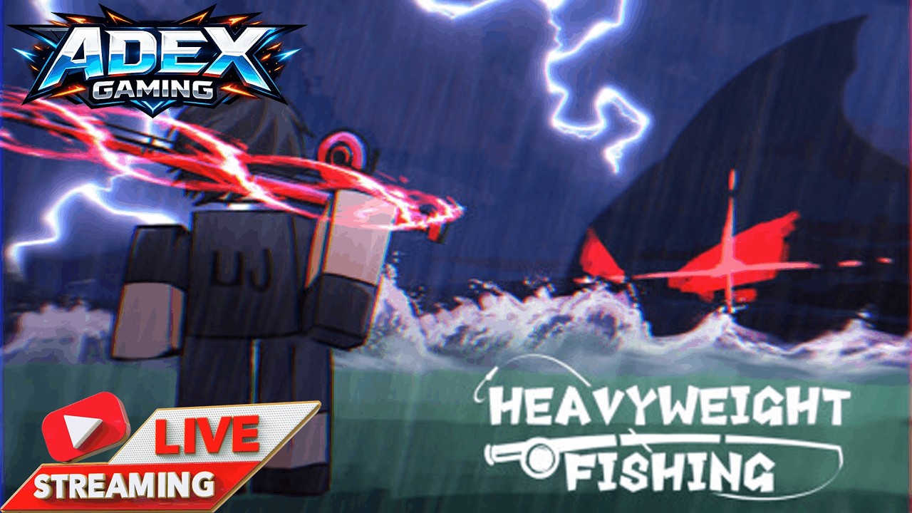 LIVE 🔴 HEAVYWEIGHT FISHING Roblox! Berburu Ikan Raksasa & Rare Fish GACOR! 🐟🔥
