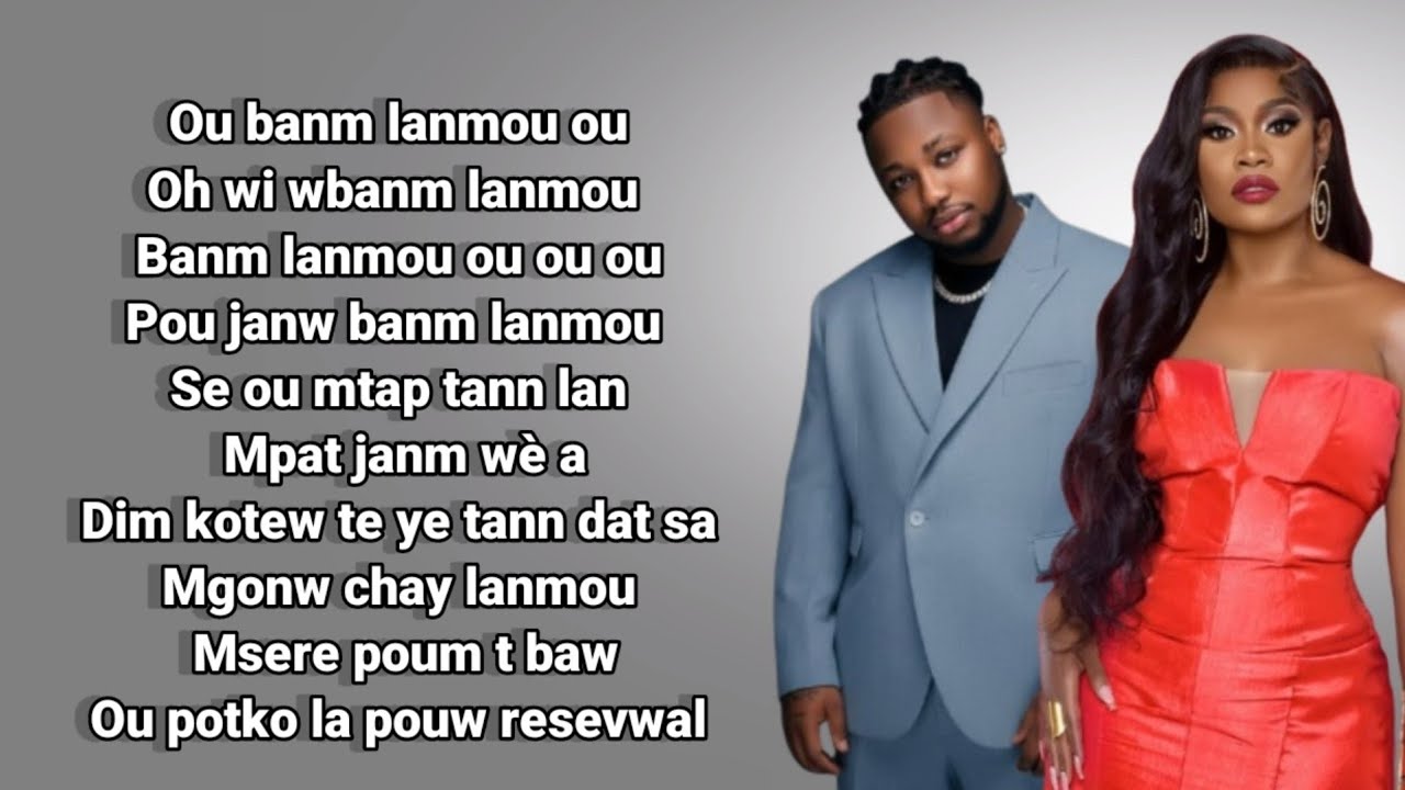 Teddy Hashtag Ft. Rutshelle - Ou Banm Lanmou (Cover+Lyrics)