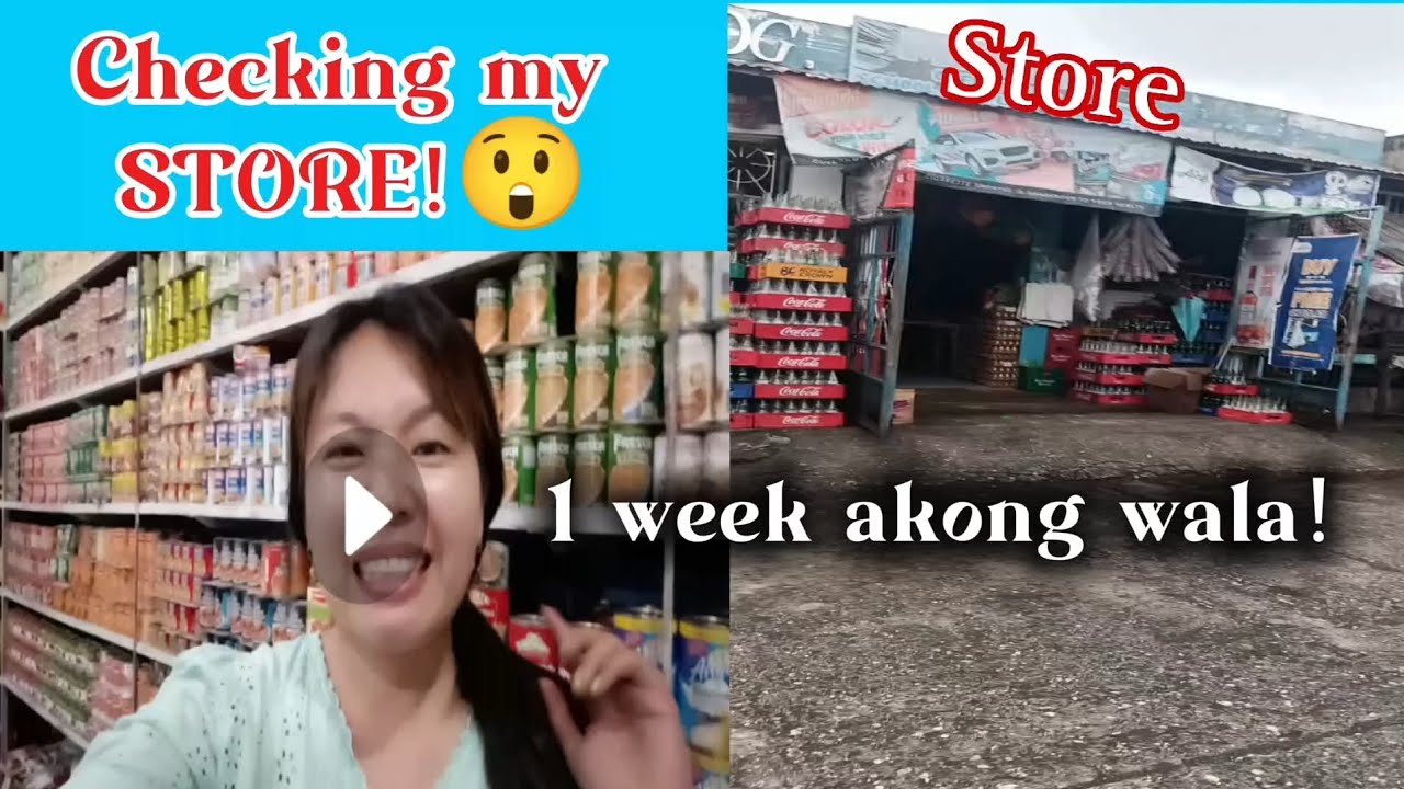 Checking my store // Sari sari store business