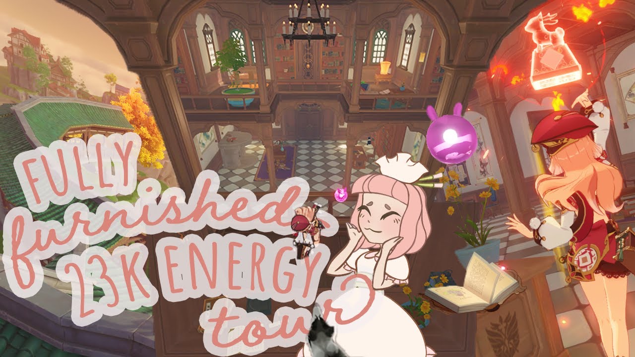 [genshin impact] my 23k serenitea pot! updated tour:) floating abode + trust rank 8 | daintydumpling