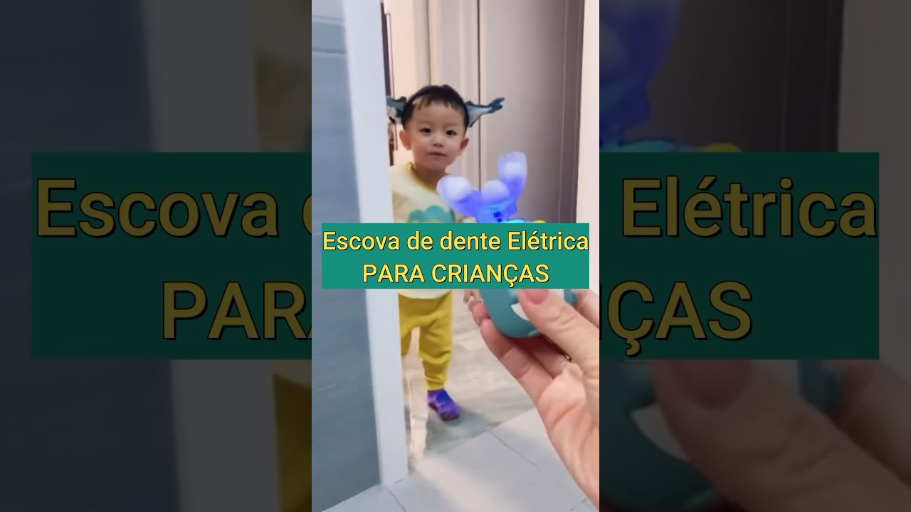 Escova de dentes el&eacute;trica para crian&ccedil;as