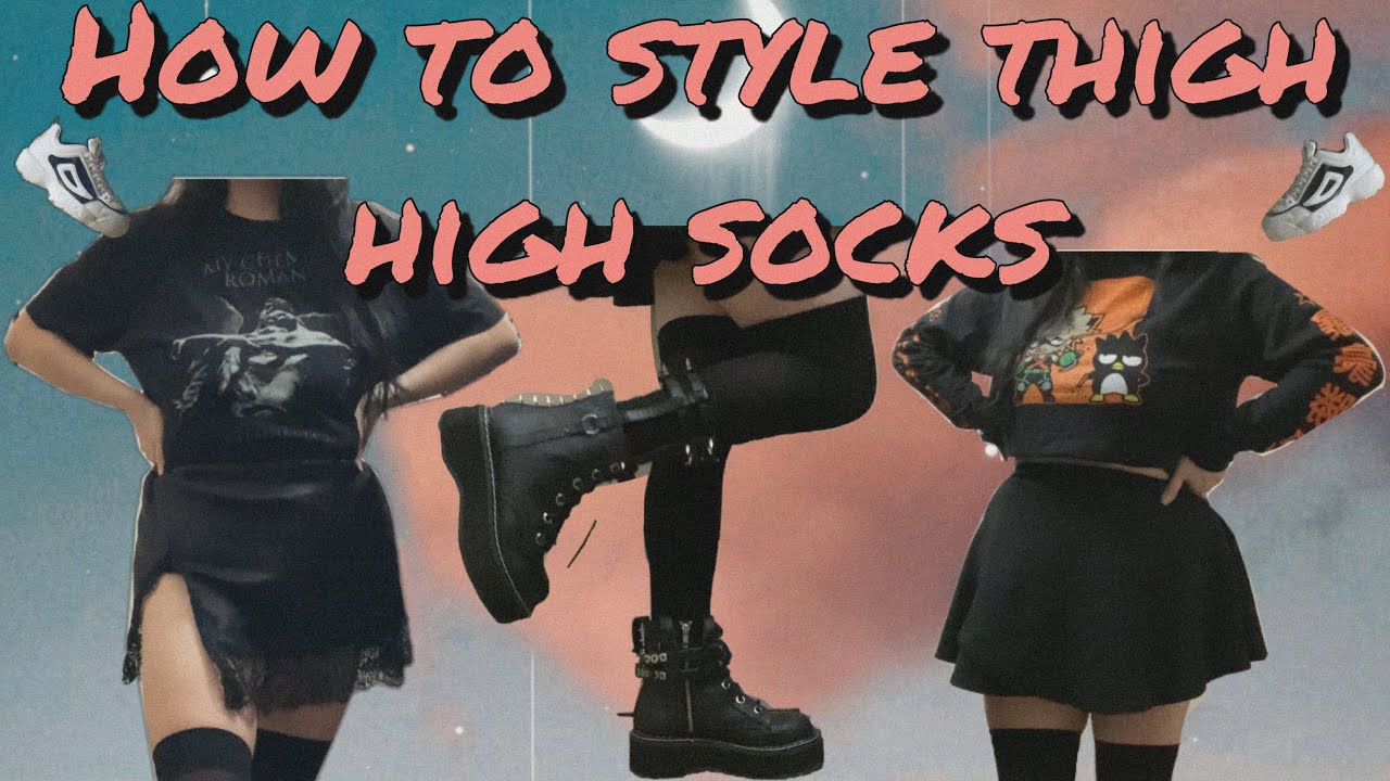 How I style thigh high socks