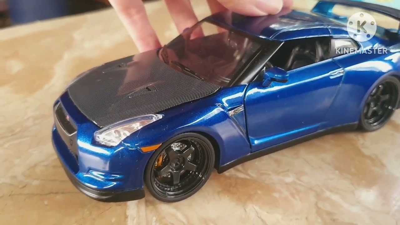 Fast and furious 7  Brian's 2009 Nissan Gtr r35 1/24 dia cast jada 