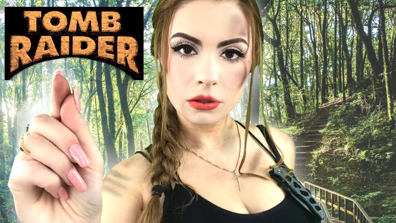 ASMR Lara Croft SAVES YOU ✨  ASMR Tomb Raider Roleplay