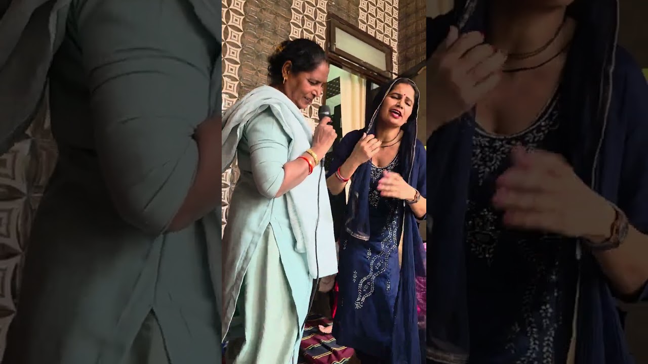 ये देखो बबीता के रंग😁🤩🥰#namita #kirtan 