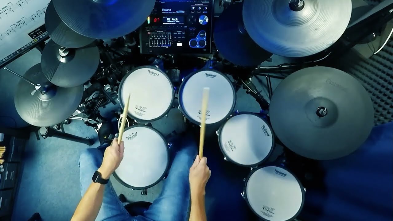 U2 - With Or Without You (Live In Paris) Drum Cover Roland TD-30