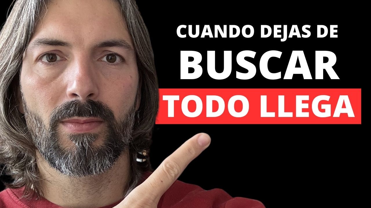 cuando dejas de buscar todo llega