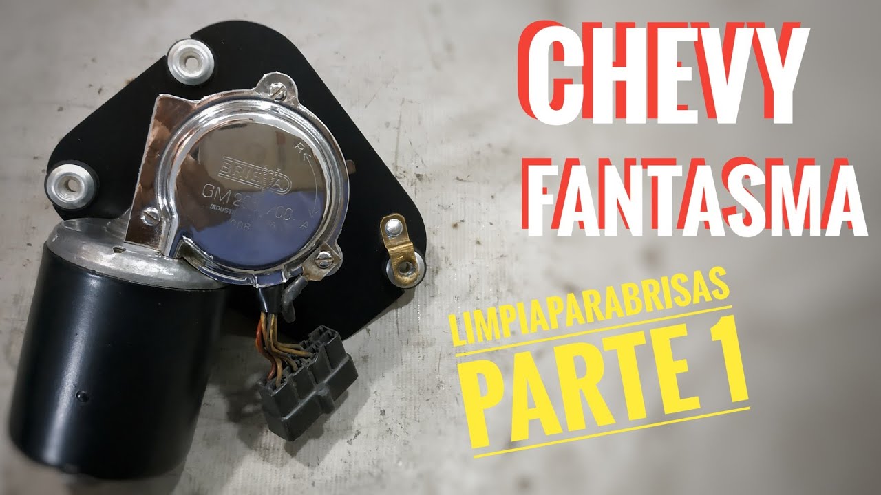 Motor limpiaparabrisas chevy serie dos - chevy nova parte-1